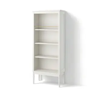 FÄRJKARL bookcase, off-white, 77x39x188 cm