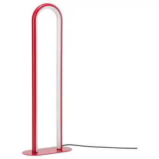 SOLVINDEN floor lamp, dimmable/red, Height 80 x Width 29 cm