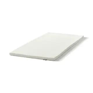 NORDBERGET mattress pad, white, 90x200 cm