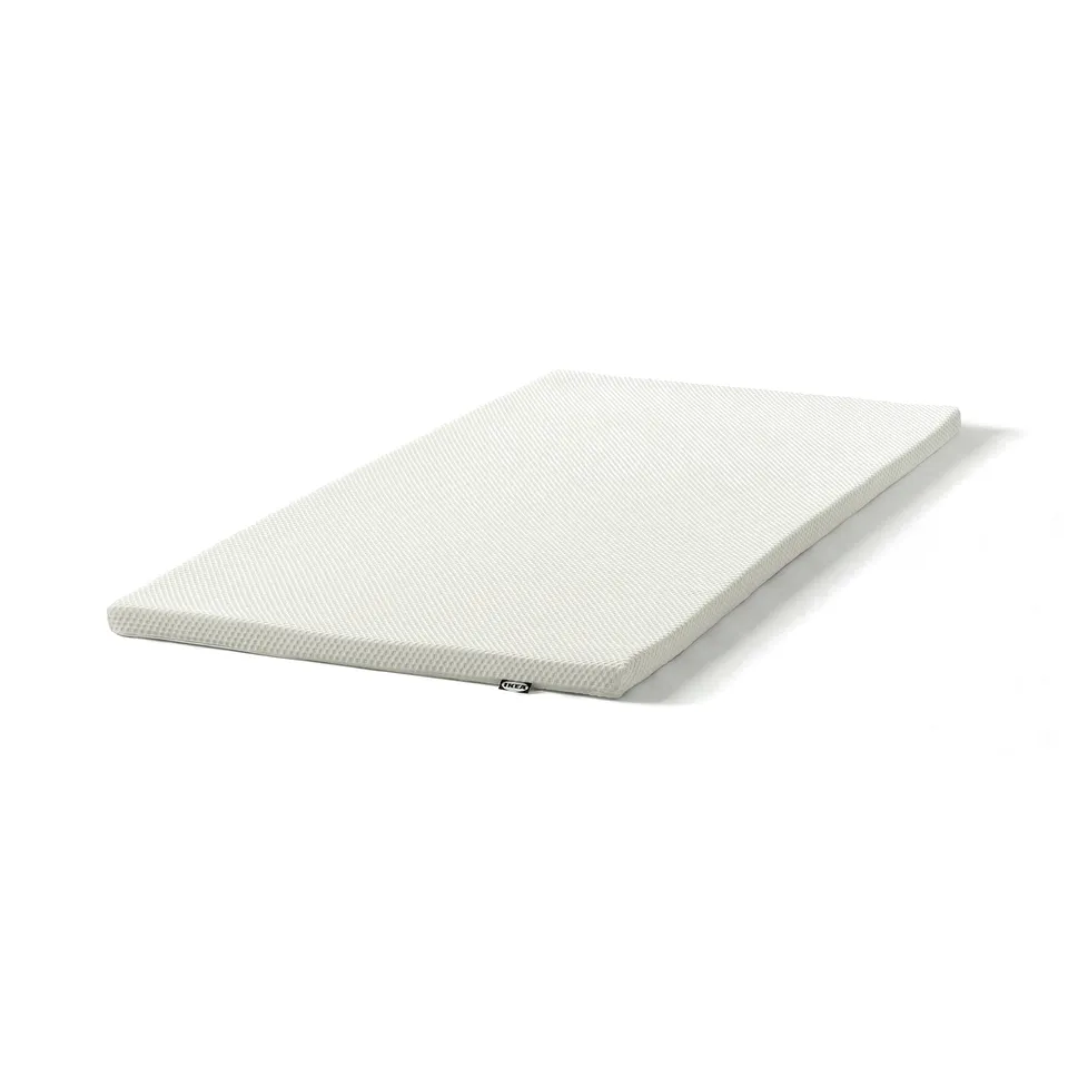 NORDBERGET Mattress pad, white, 90x200 cm