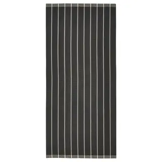 RIDSTIG rug, flatwoven, grey/off-white, 80x180 cm