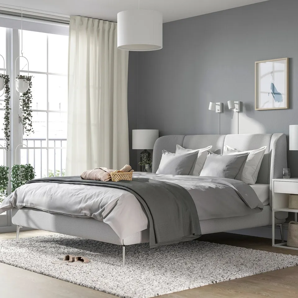 part: TUFJORD upholstered bed frame