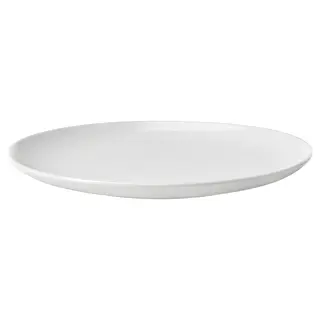 GODMIDDAG plate, white, 26 cm