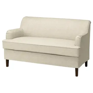 ROCKSJÖN 2-seat sofa, Kilanda light beige, Depth 77 x Height 80 x Width 142 cm