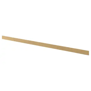 VOXTORP plinth, oak effect, 220x8 cm
