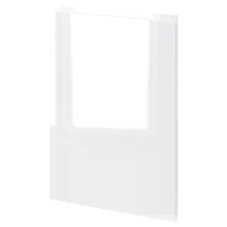 METOD 1 front for dishwasher, Voxtorp high-gloss/white, Width 60.0 x Height 79.7 cm