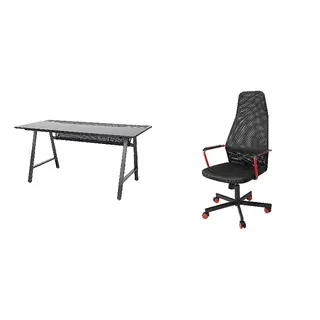 HUVUDSPELARE/UTESPELARE set: gaming desk + gaming chair