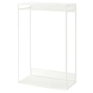 PLATSA open clothes hanging unit, white