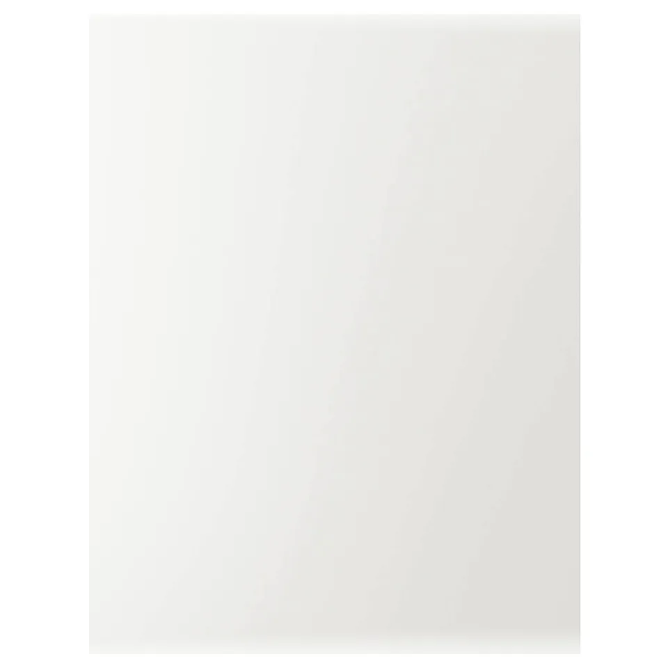 STENSUND white cover panel, rectangular, lacquered fiberboard, simple design.