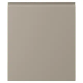 UPPLÖV door, matt dark beige, Width 59.7 x Height 69.7 cm