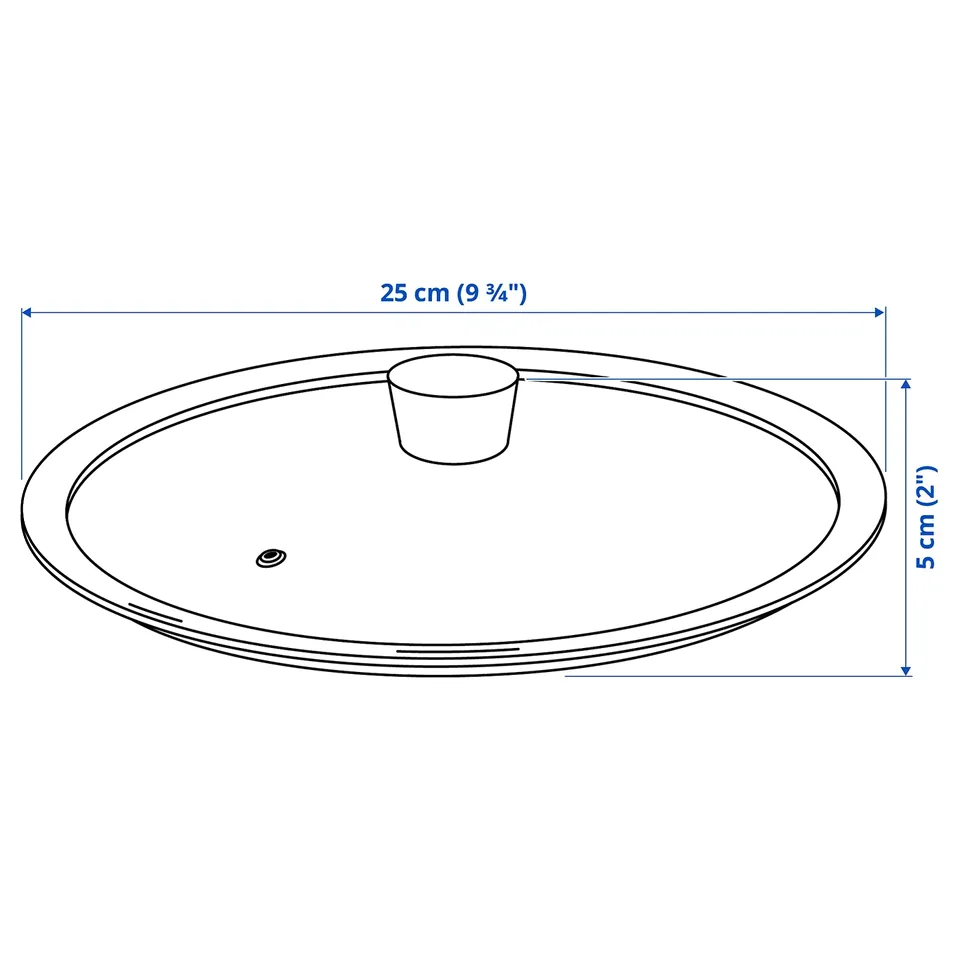 Illustration with measurements for the product: KLOCKREN.