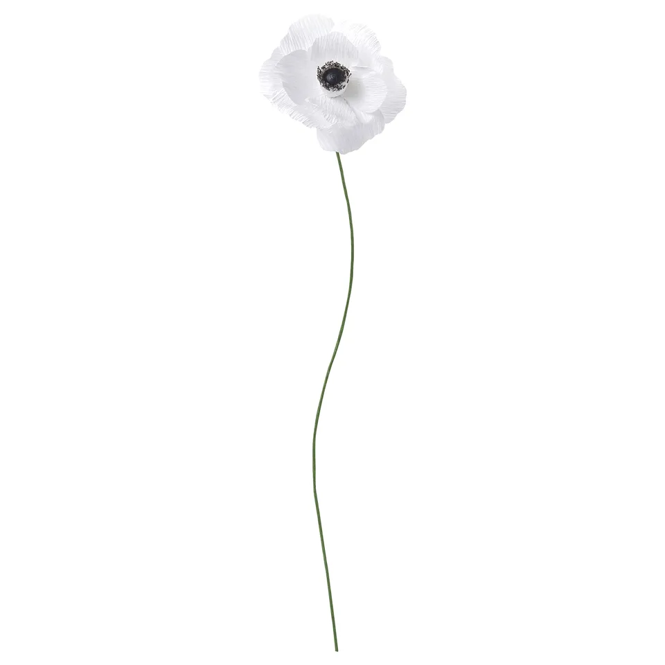 GULDSPETT Artificial flower, paper/Anemone white, 35 cm