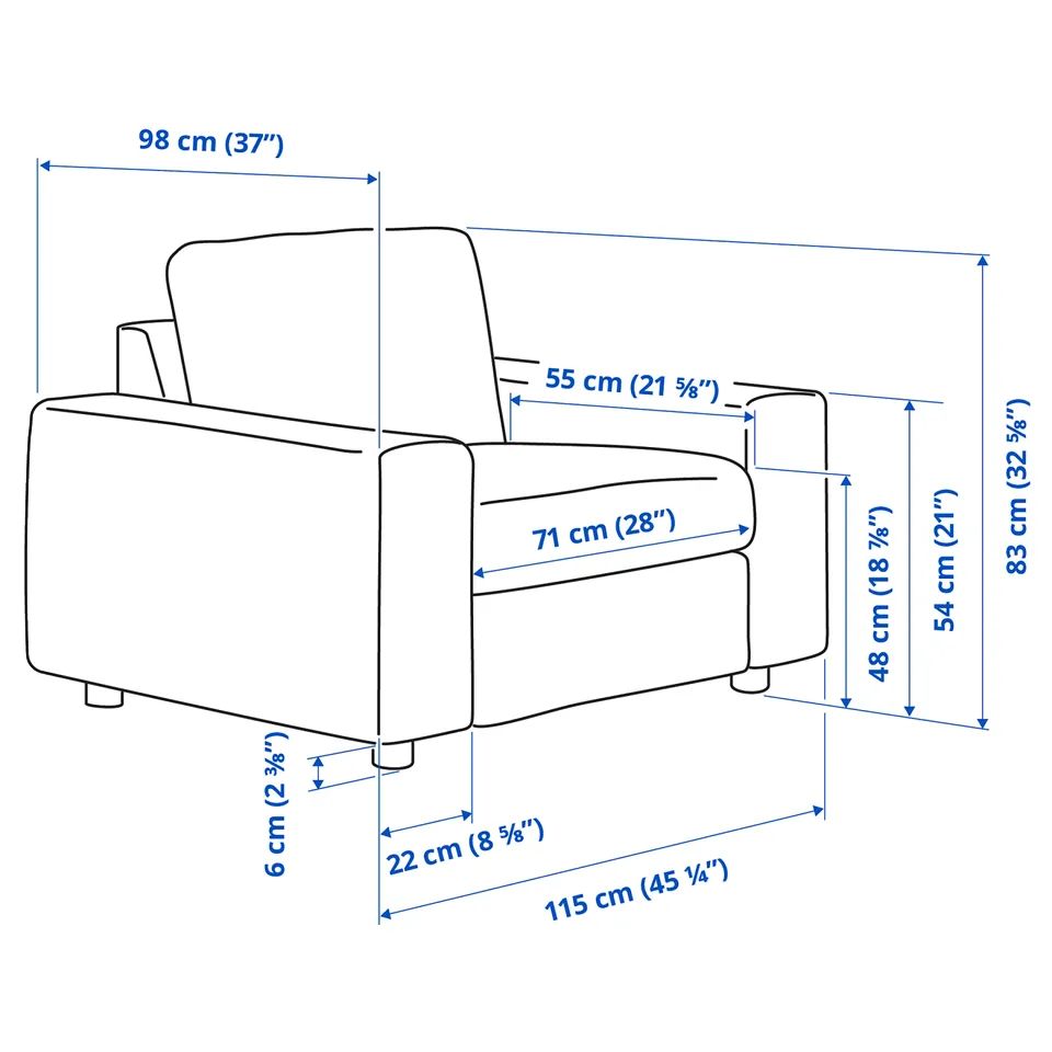 part: VIMLE armchair