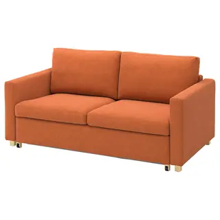 SALTSJÖBADEN 2-seat sofa-bed, Tonerud red-brown, Depth 105 x Width 185 cm
