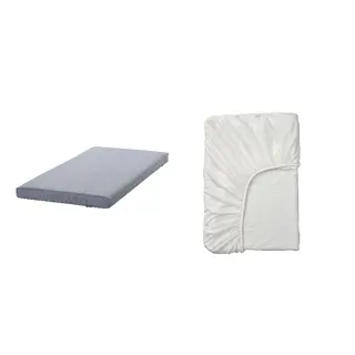 GRUSNARV/ÅGOTNES set: foam mattress + waterproof mattress protector