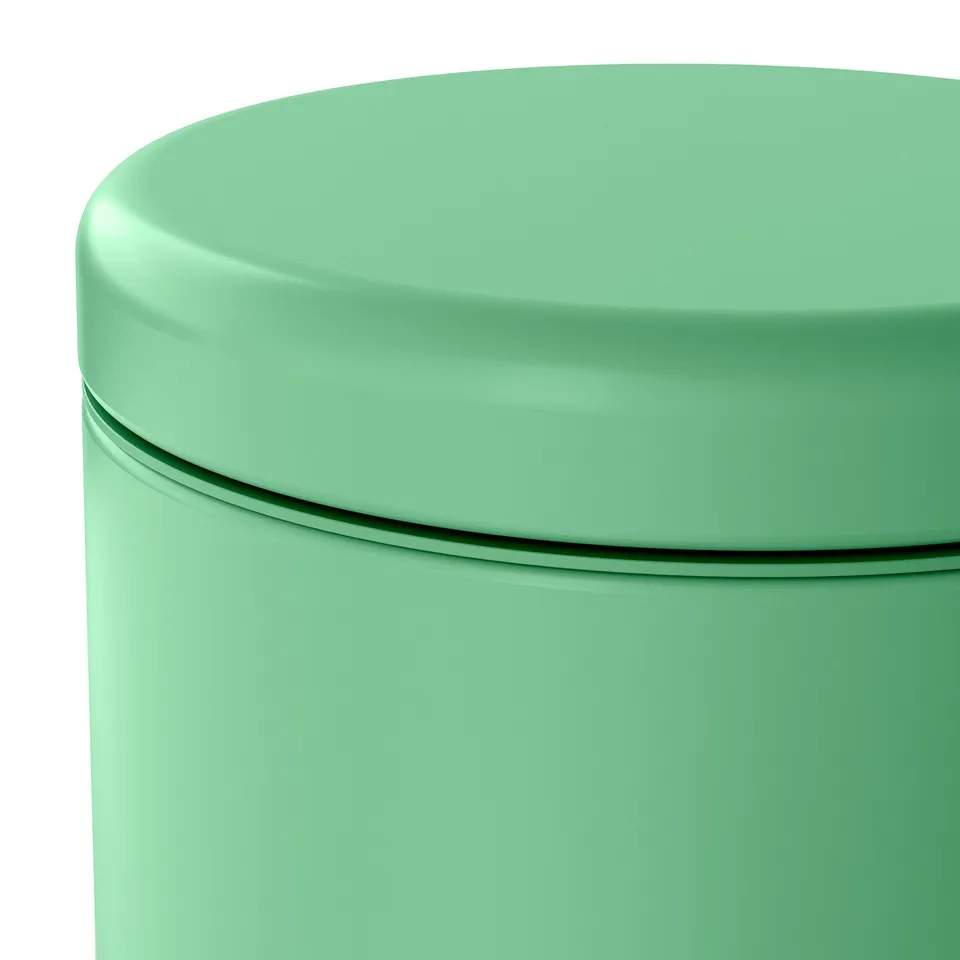 GANSJÖN Waste bin, light green, 3 l