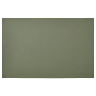 UTSÅDD place mat for food bowl, grey-green, 33x50 cm