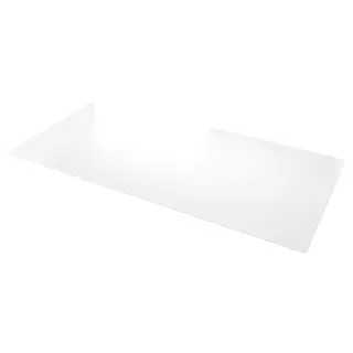 LOCKEBO custom made worktop, white/glass composite, 1 m²x2.0 cm