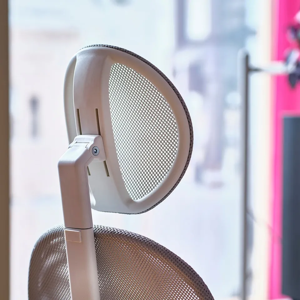 Adjustable desk and chair; ergonomic, quality design.