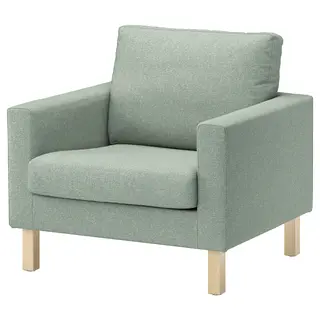 SALTSJÖBADEN cover for armchair, Gunnared light green