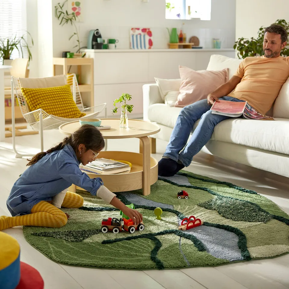 part: GREJSIMOJS rug, high pile