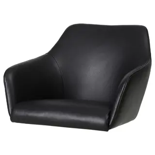 TOSSBERG seat shell, Grann black, Width 60.0 x Depth 53 x Height 43 cm