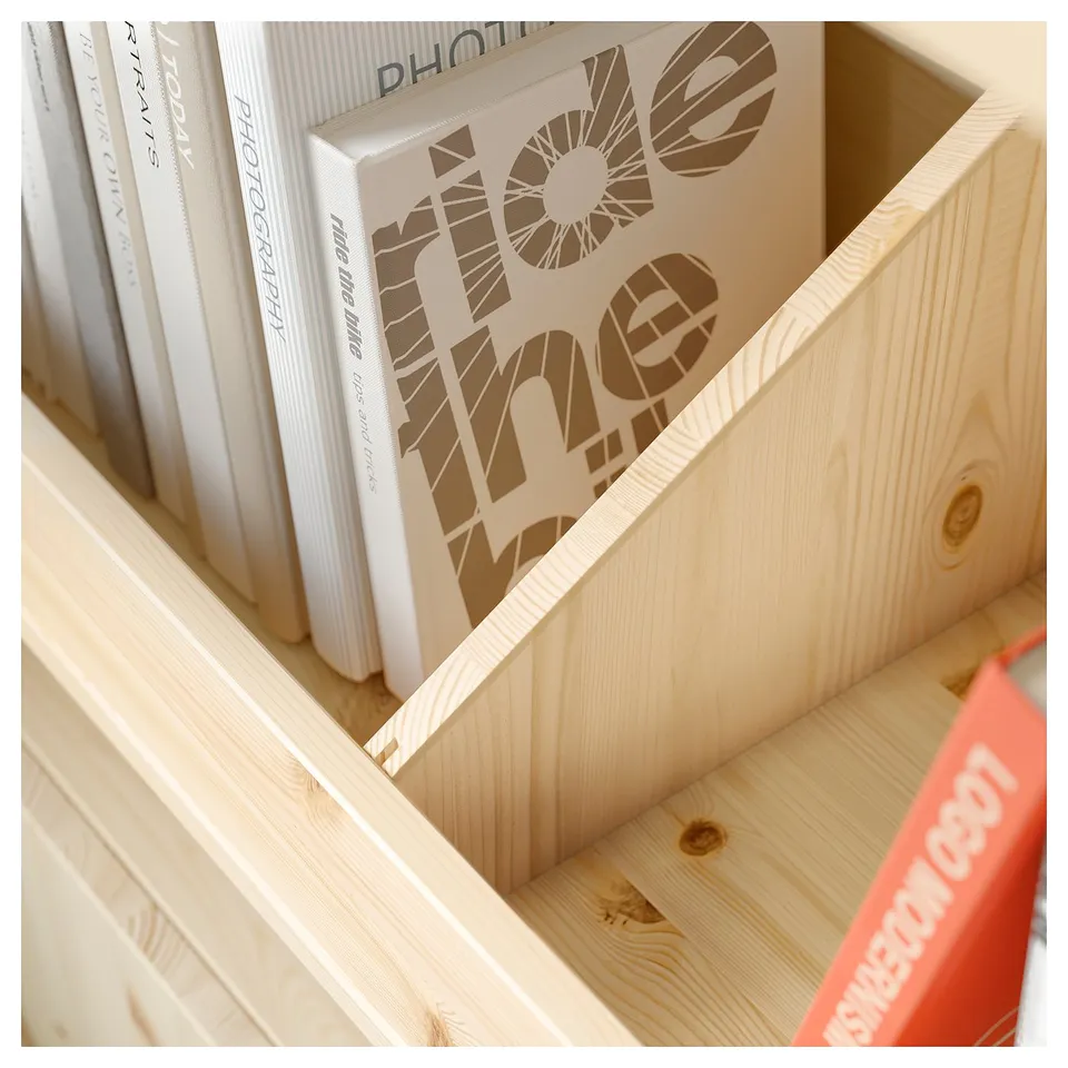 IVAR Shelving unit, with box shelf/pine, 89x30x179 cm