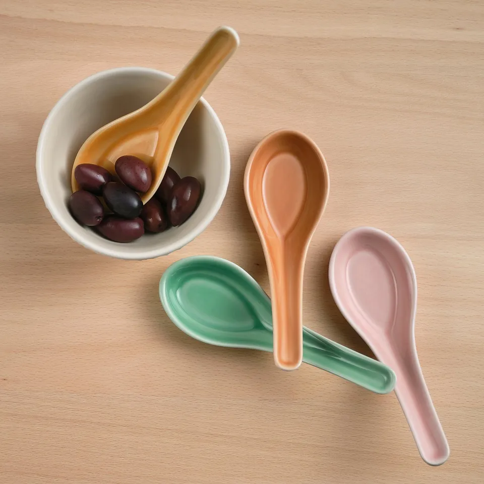 GRÄSAND Spoon, mixed colours, 13 cm