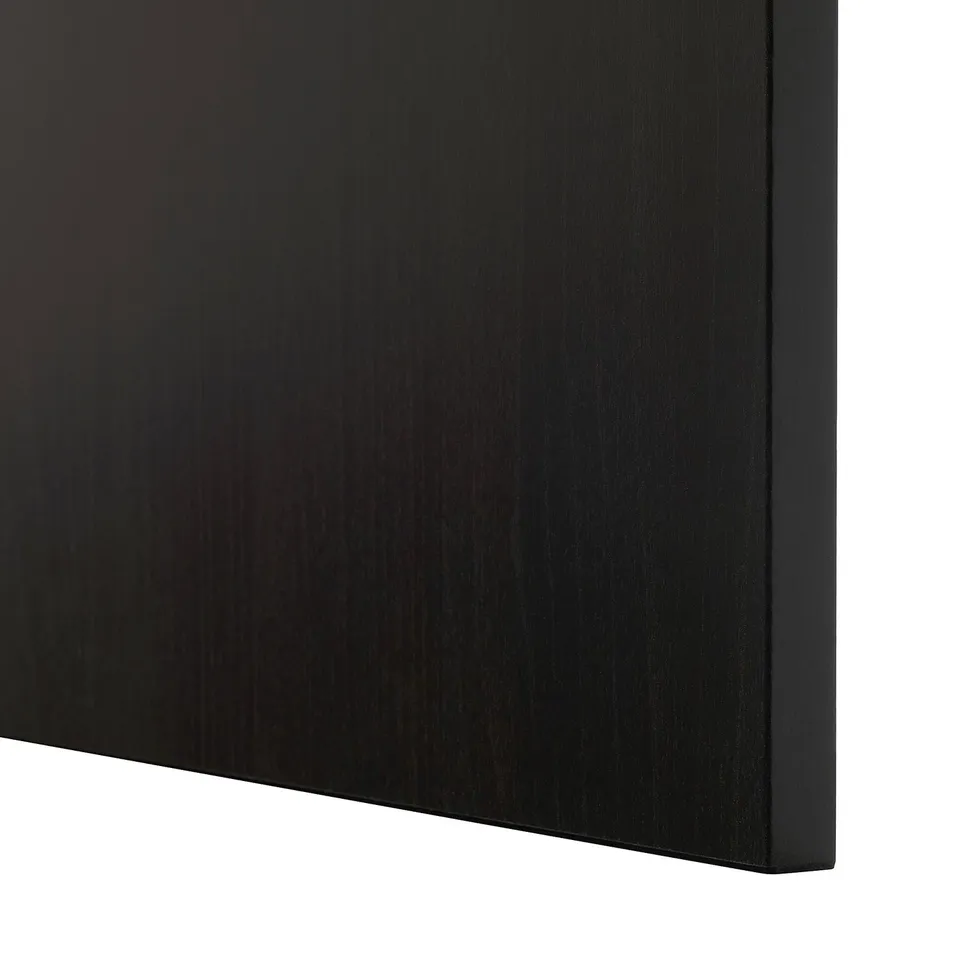 Sleek, modern black furniture corner. Smooth finish and fine craftsmanship.