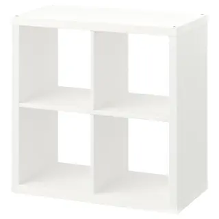 KALLAX shelving unit, white, 77x77 cm