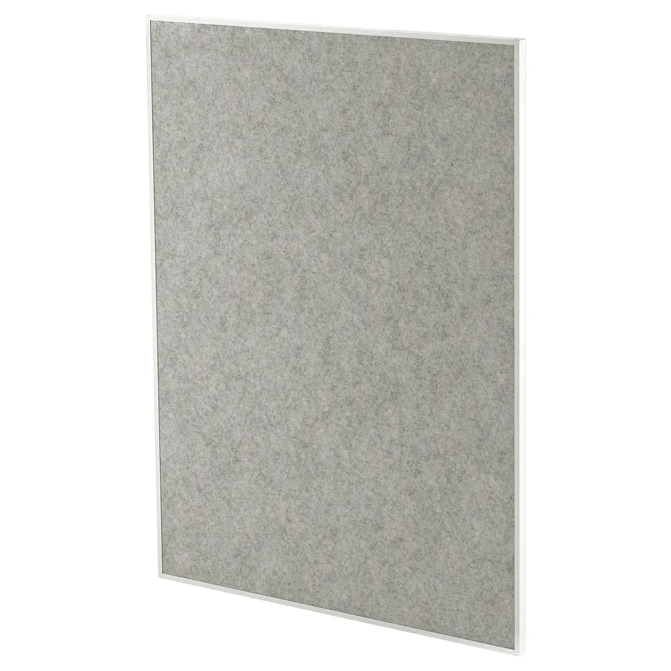 MITTZON grayboard, white frame, rectangular, double-sided, minimalistic design.