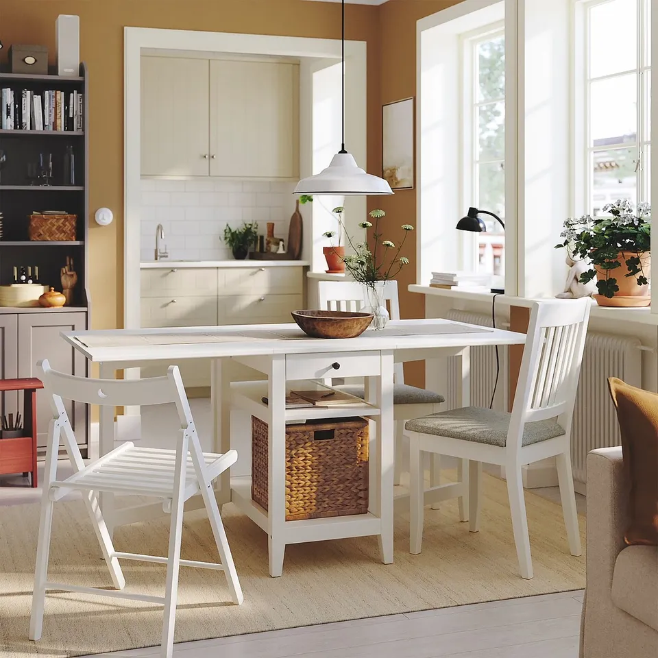 part: NÄSINGE gateleg table with storage