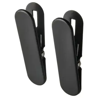 SKÅDIS clip, black, Width 2 x Height 8 cm