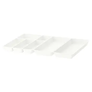 UPPDATERA cutlery tray/2 utensil trays, white, 72x50 cm