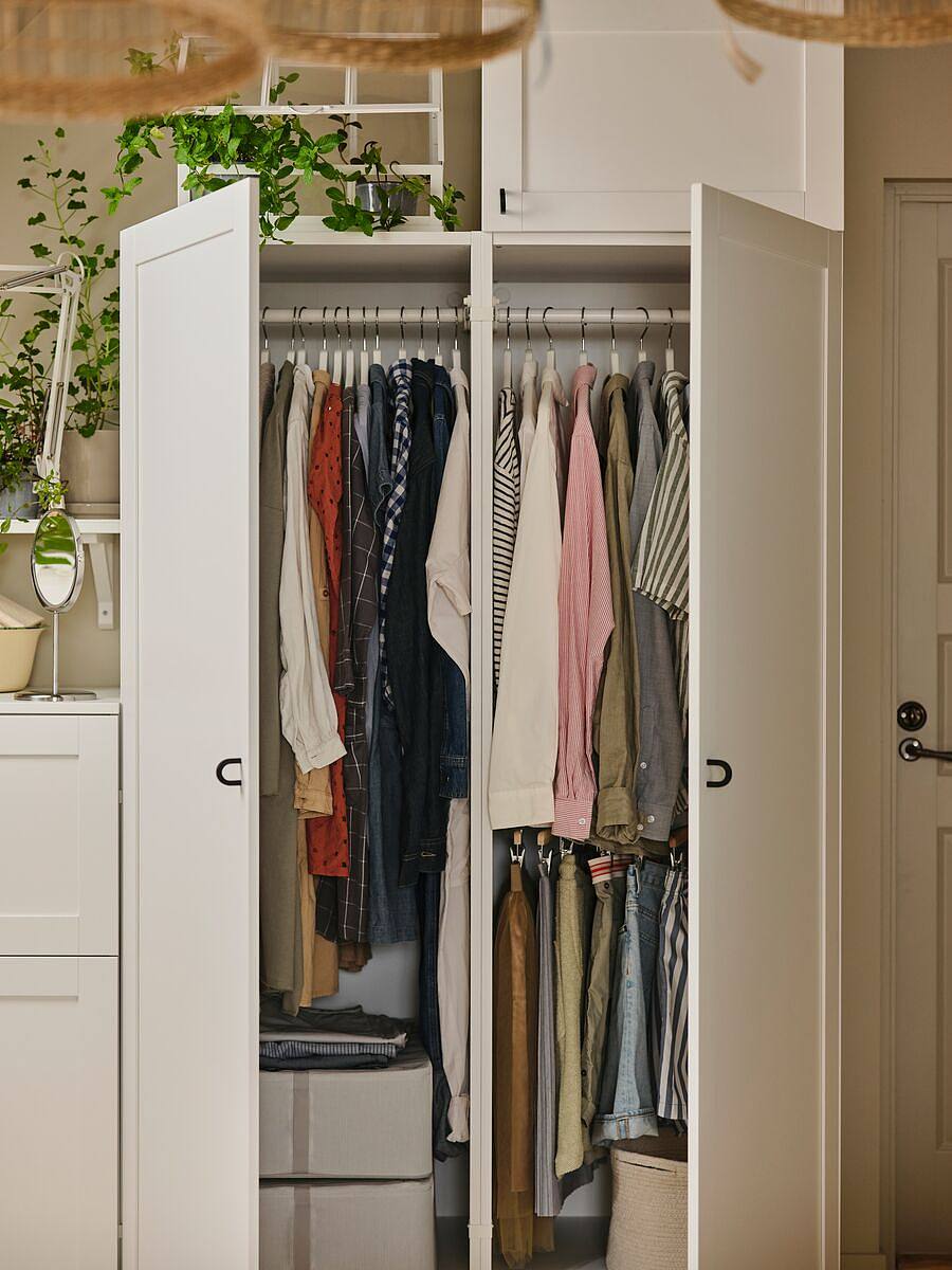 part: HJÄLPA adjustable clothes rail
