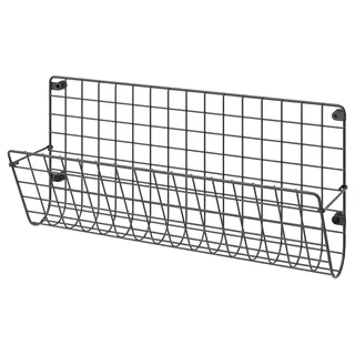 GREJIG wall pocket, grey, 58x17x28 cm