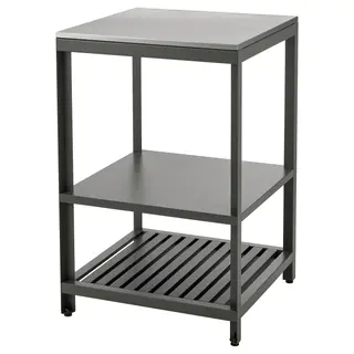 BÅTSKÄR open kitchen unit, outdoor/dark grey, Depth 60 x Height 93 x Width 60 cm