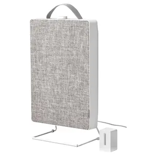 FÖRNUFTIG / VINDRIKTNING air purifier/air quality sensor, white, Depth 11 x Height 45 x Width 31 cm