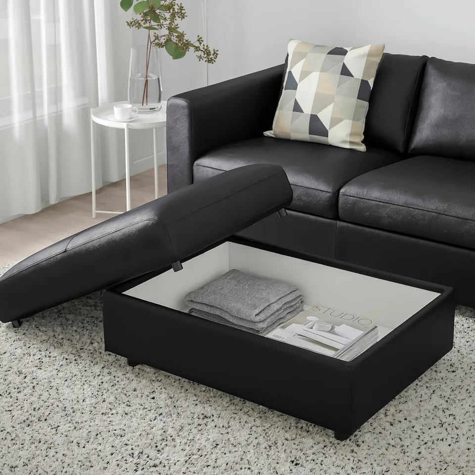 part: VIMLE footstool with storage