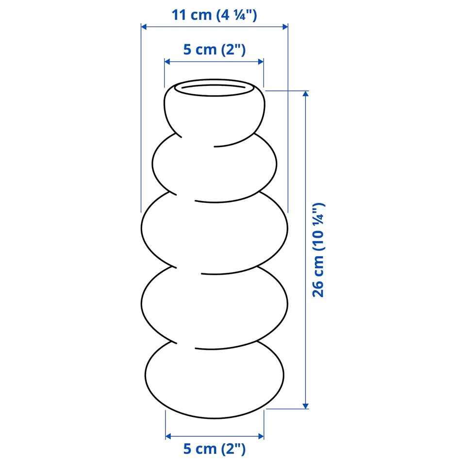 Illustration with measurements for the product: KÄLLARHALS.