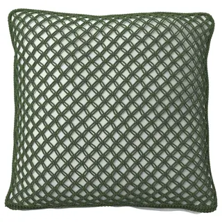 TOFTÖ cushion cover, dark grey-green outdoor/indoor, 50x50 cm