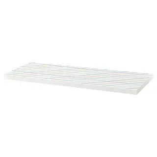 LAGKAPTEN table top, grid/multicolour, Length 120 x Width 60 cm