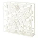 LIKSIDIG napkin holder, white, 16x16 cm