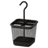 UPPDATERA cutlery caddy, anthracite, 12x12 cm