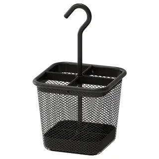 UPPDATERA cutlery caddy, anthracite, 12x12 cm