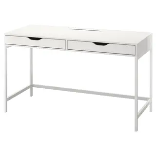 ALEX desk, white, 132x58 cm