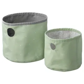 LEN box set of 2, green/light grey