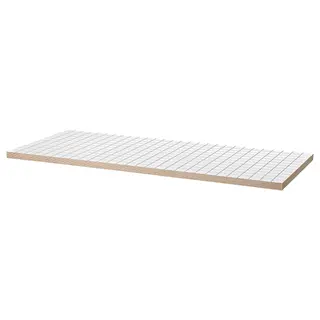 LAGKAPTEN table top, white/anthracite, Length 140 x Width 60 cm