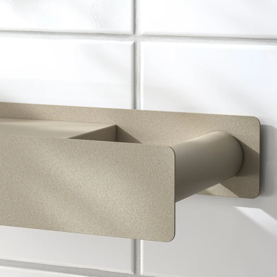 FLORSJÖN Toilet roll holder, beige