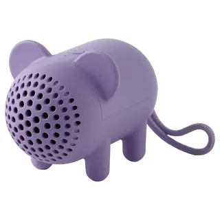 GREJSIMOJS portable Bluetooth speaker, mouse/purple